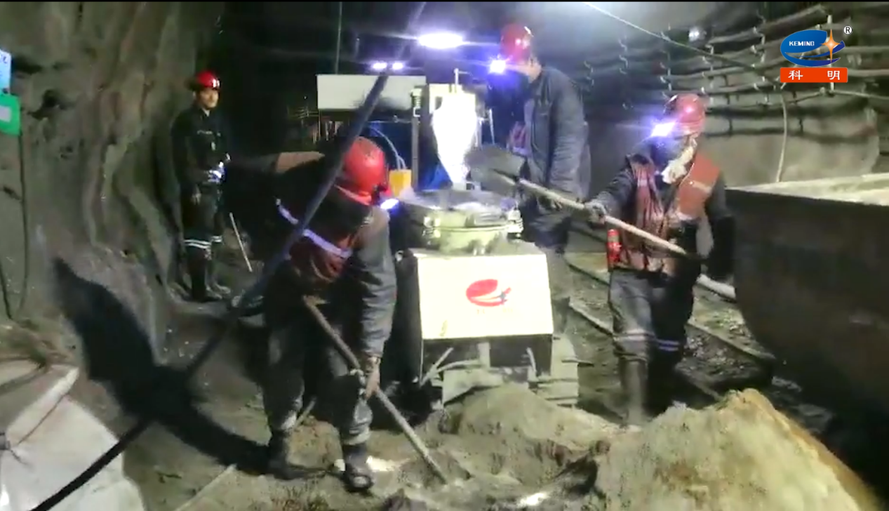 Keming Helps Shanxi Coking Coal Group Realize Long-Distance Shotcrete ...